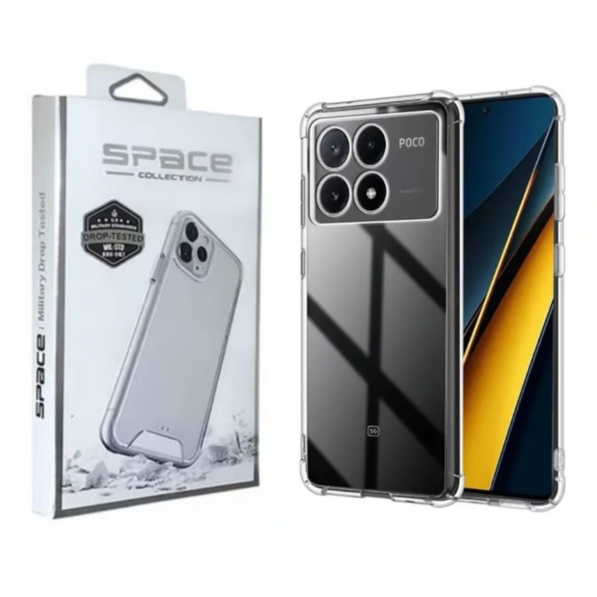 SPACE - Case Pace Poco X6 Pro - Transparente