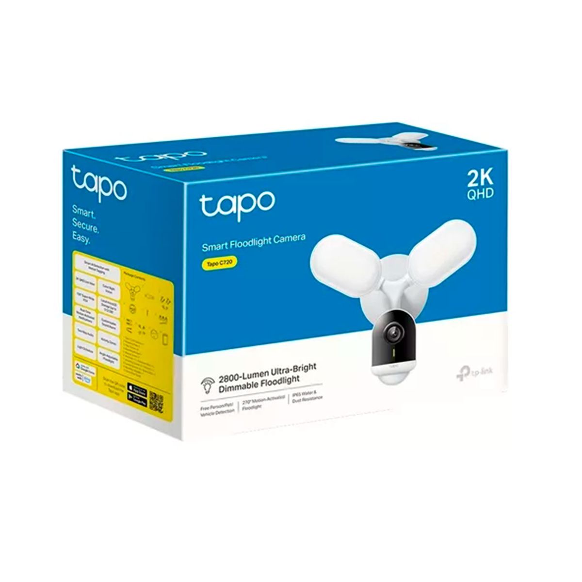 TP LINK - CAMARA DE VIGILANCIA TP-LINK TAPO C720 2K BLANCO PN TAPO C720