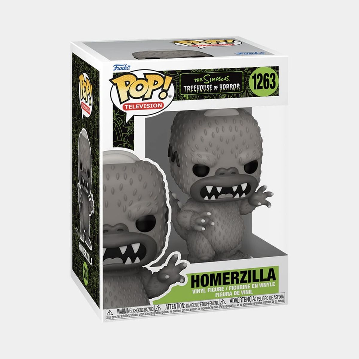 FUNKO - FUNKO POP THE SIMPSONS THREE HOUSE OF HORROR  HOMERZILLA