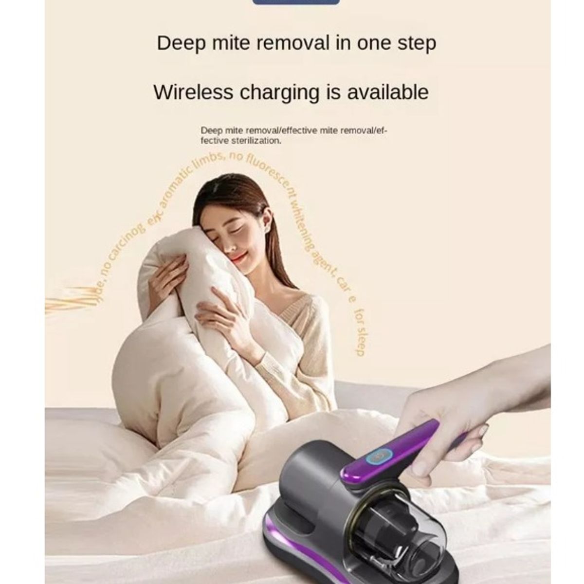 GENERICO - Aspirador De Ácaros Con Luz Uv