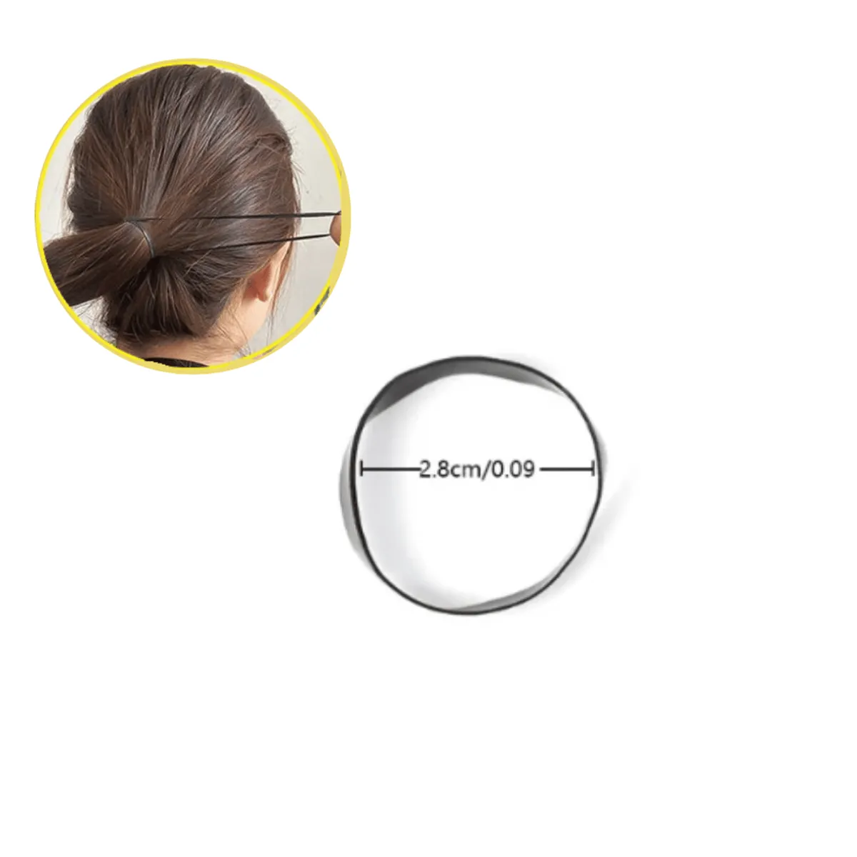 AFRODITA - Pack x 250 Ligas Gruesas de Alta elasticidad para Cabello