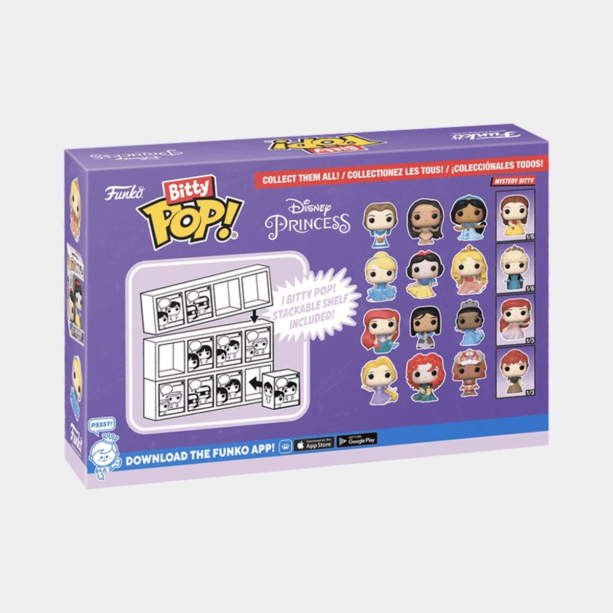 FUNKO - FUNKO BITTY POP DISNEY PRINCESS  PEASANT BELLE  4PACK