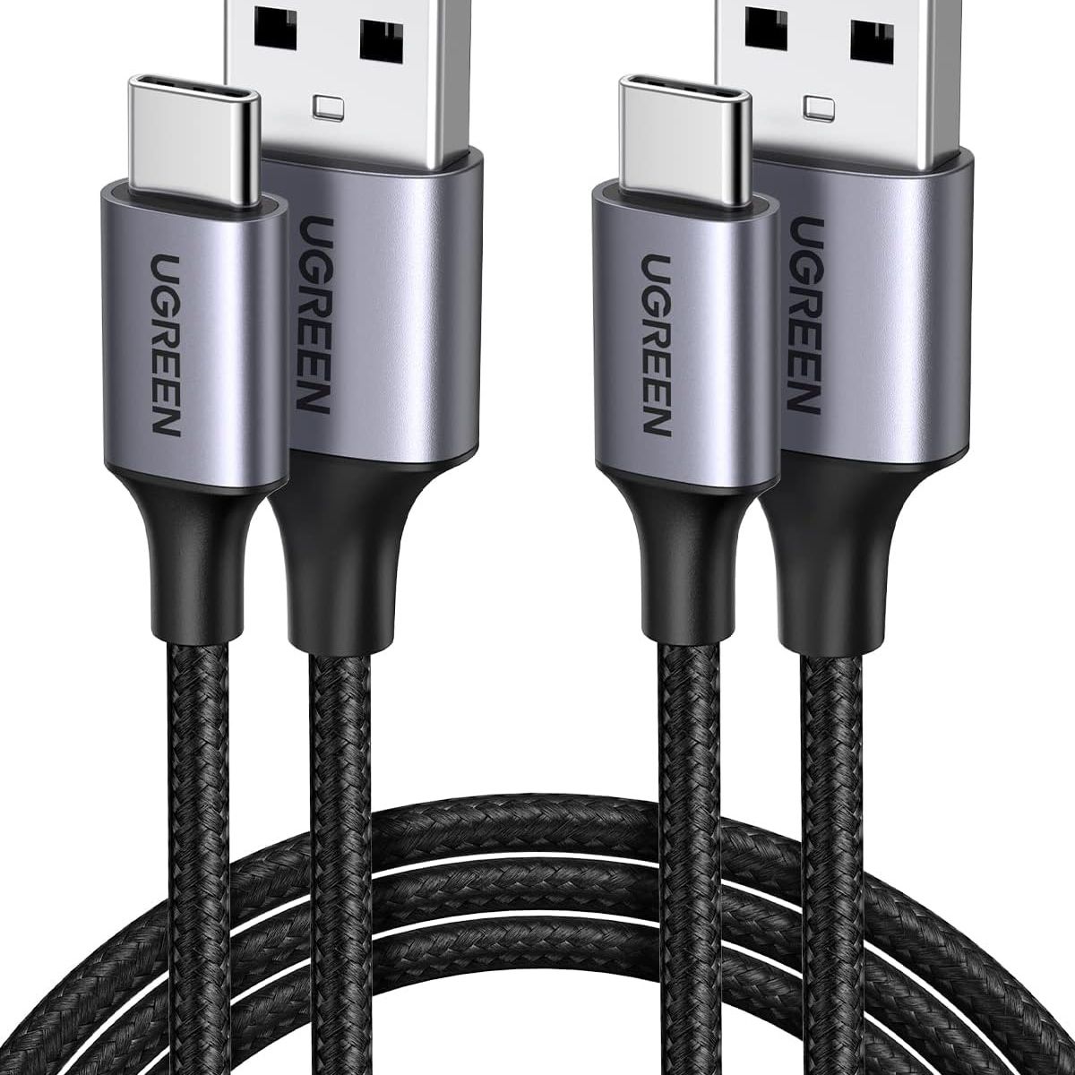 UGREEN - Cargador de cable USB-C a USB A tipo C trenzado de carga rápida
