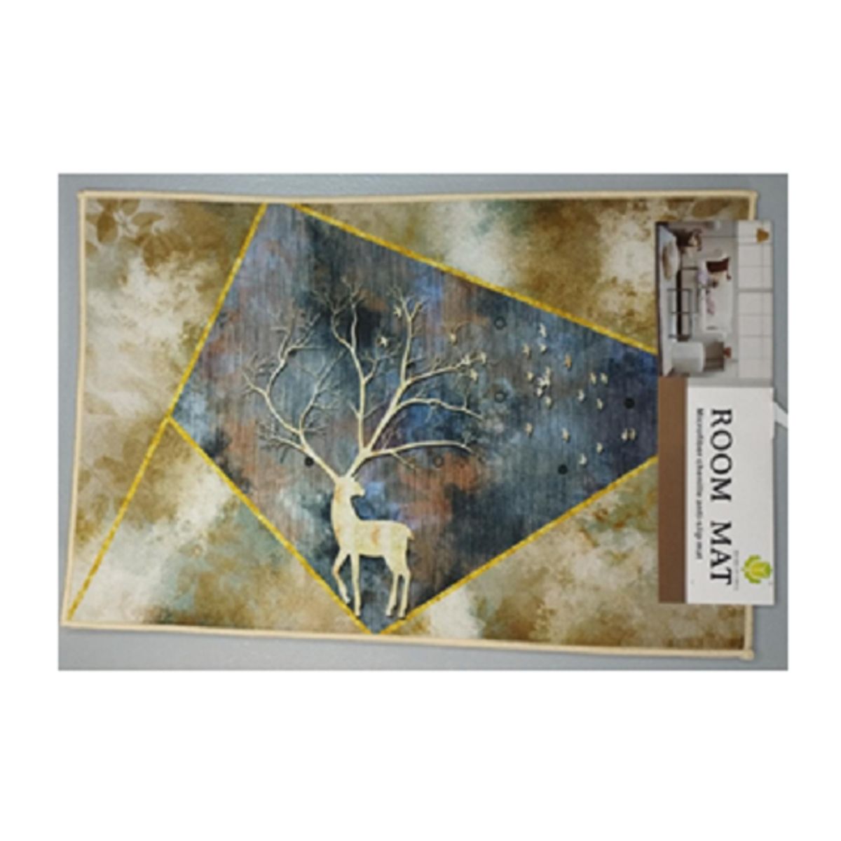 GENERICO - Alfombra tapete decorativa antideslizante M8 40x60cm