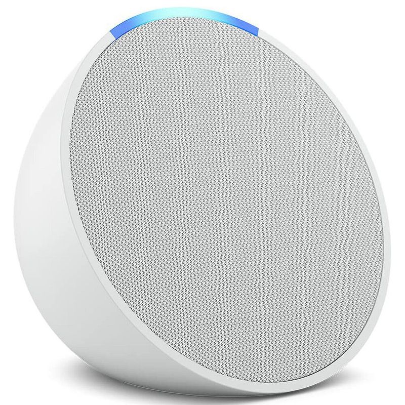 AMAZON - Amazon Parlante Inteligente Echo Pop Alexa Glacier White