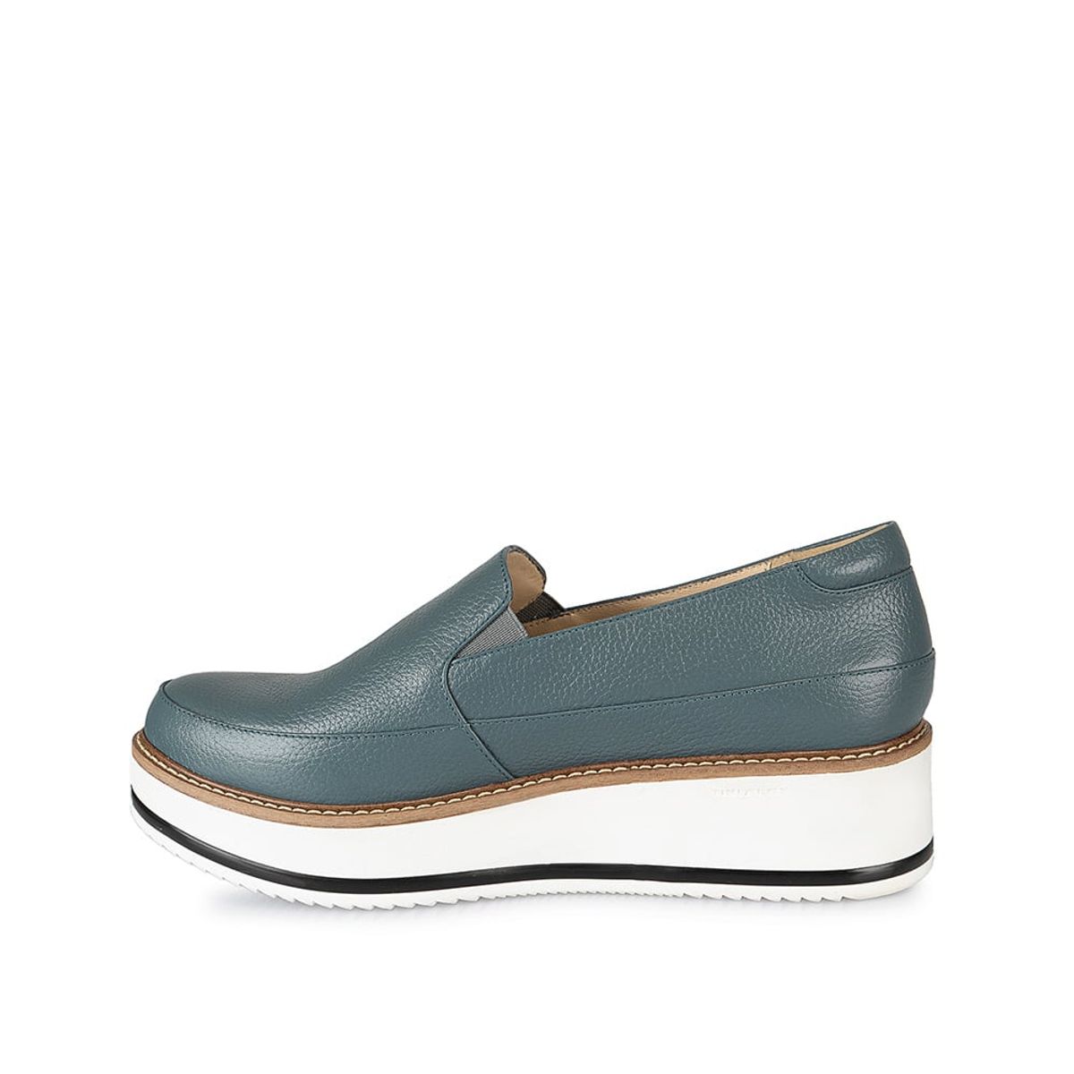 VIALE - Zapato Slip On Casual TATI-2432 Acero Viale Cuero