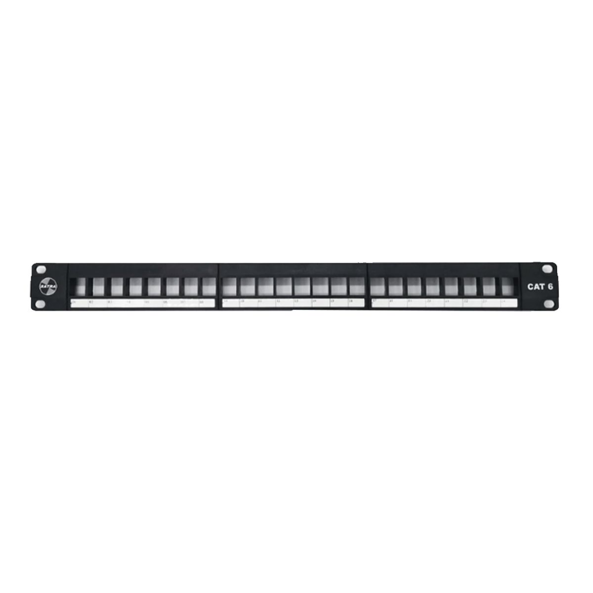 SATRA - Patch Panel Satra 24 Puertos Con Jack Azul Cat 6