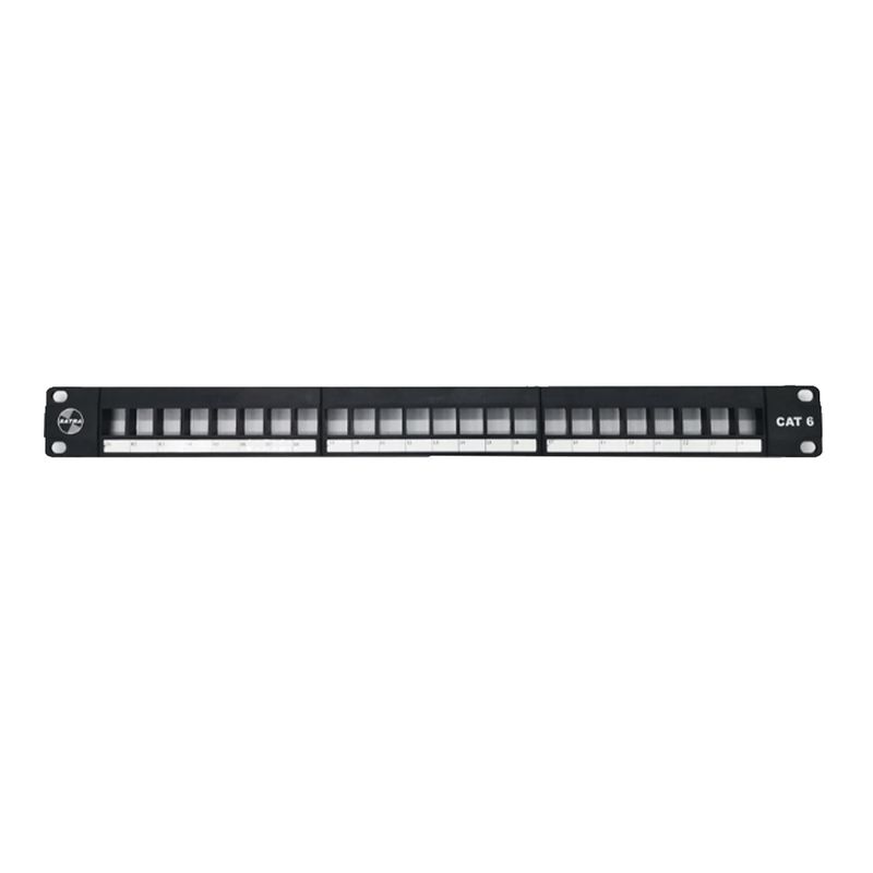 SATRA - Patch Panel Satra 24 Puertos Con Jack Azul Cat 6
