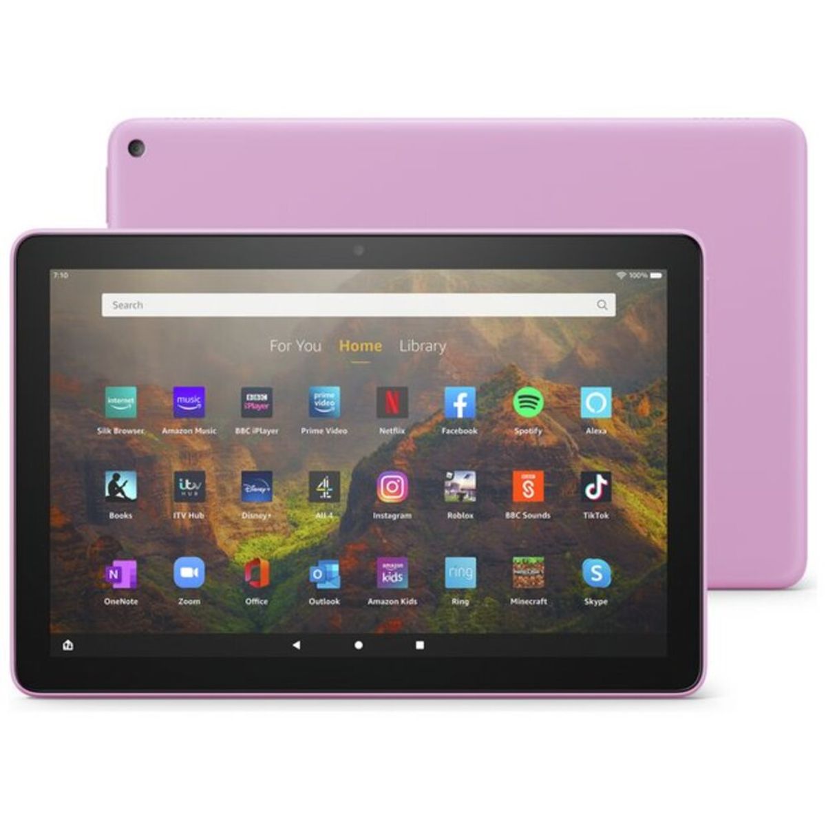 AMAZON - Amazon Tablet Fire HD 10  10.1" 1080P Full HD 32gb Lavender