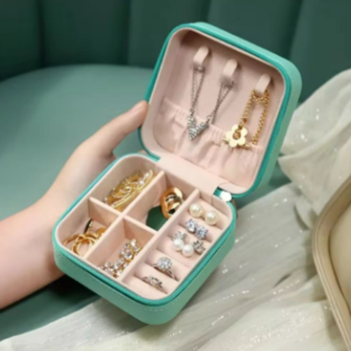 GENERICO - MINI JOYERO PARA VIAJE