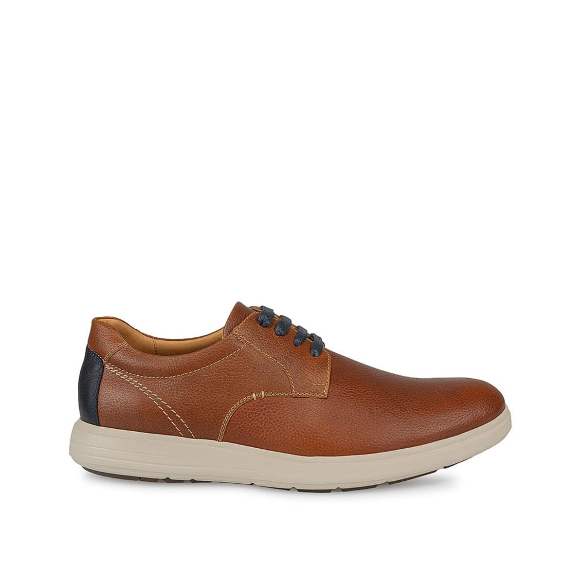 VIALE - Zapato Derby Casual ANGELO-092 Miel Viale Homme Cuero