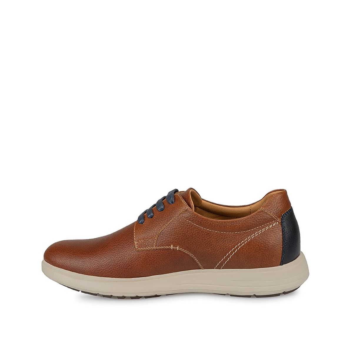 VIALE - Zapato Derby Casual ANGELO-092 Miel Viale Homme Cuero