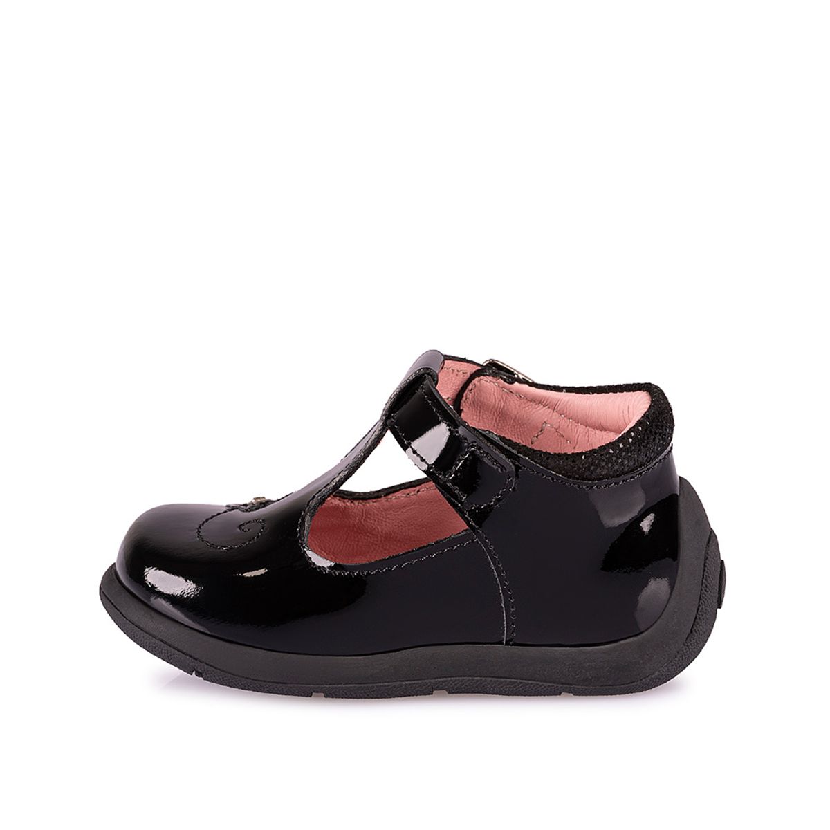 RABBIT - Zapato Maryjane Vestir JEFERS-014 Negro Rabbit Cuero