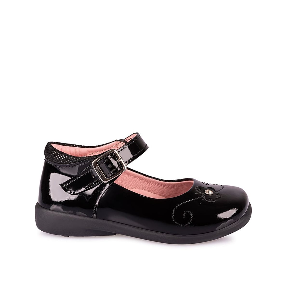 RABBIT - Zapato Maryjane Vestir JEFERS-017 Negro Rabbit Cuero