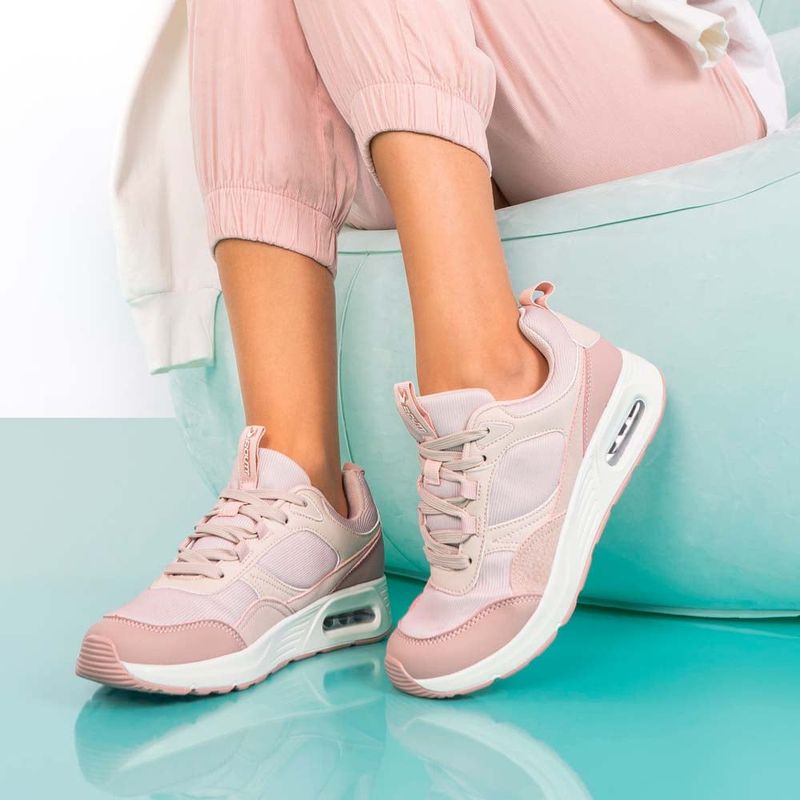 VIALE - Zapatilla  Casual ZUN-2405 Rosad/Bb Routt