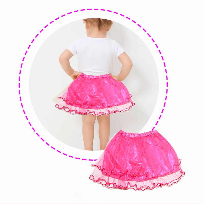 GENERICO - Falda Tutu FUCSIA Niñas de 2 a 6 años aprox (UND)