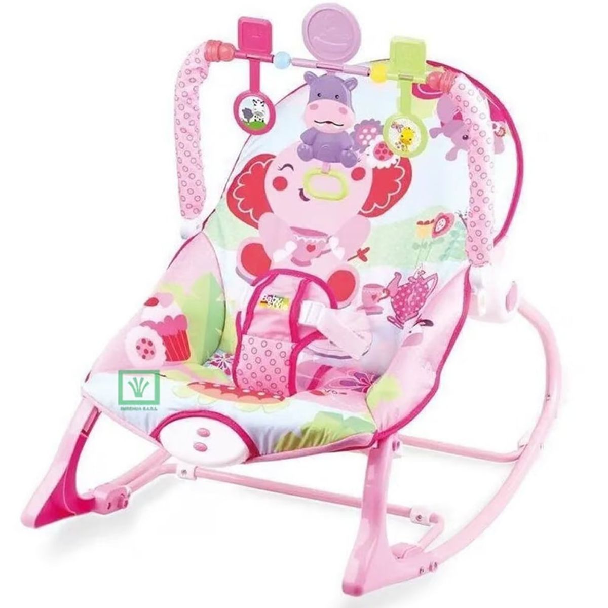 IDEAL - Silla Mecedora Musical Con Vibrador Elefante