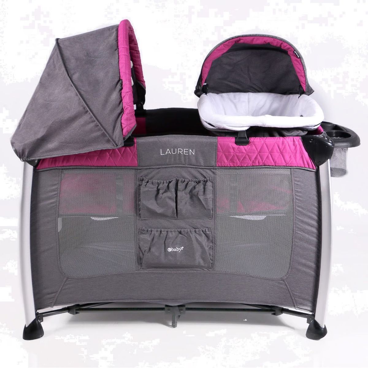 EBABY - Cuna Corral Pack And Play para Bebés «LAUREN» Pink cod. 730
