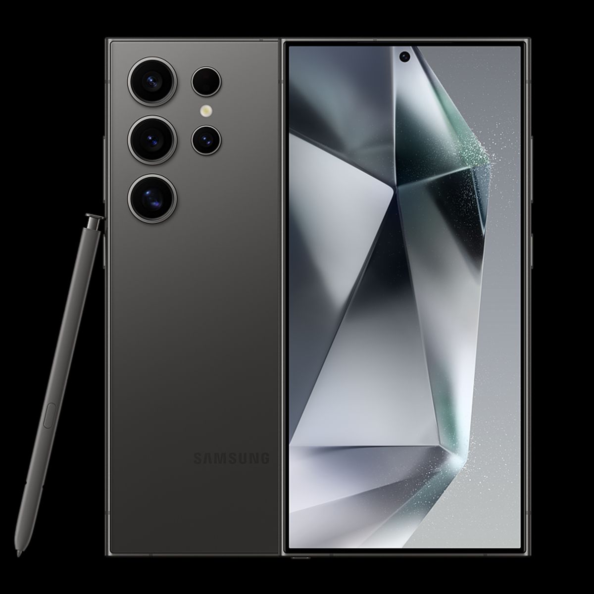 SAMSUNG - Celular Samsung Galaxy S24 Ultra 512 Gb Titanium Black + Watch FE Silver.