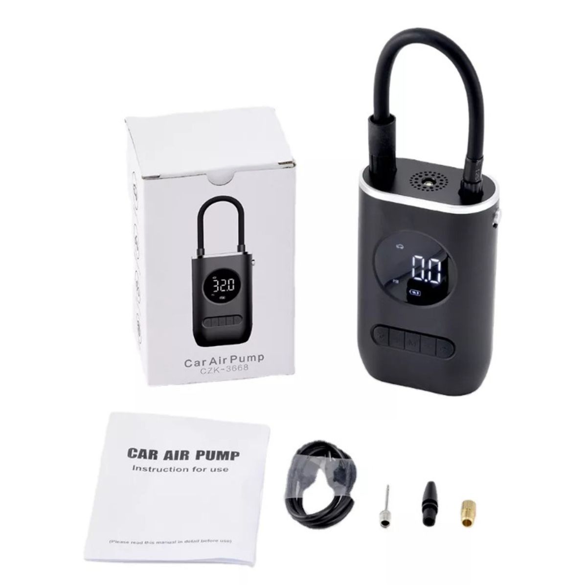 GENERICO - Inflador de Llantas Digital Portátil Compresor de Aire