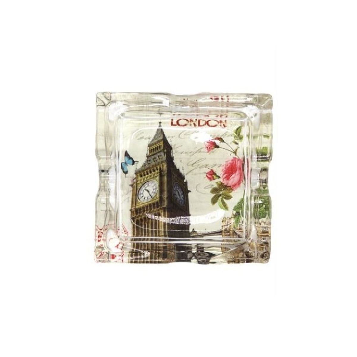 OTTOWARE - Set de 3 Ceniceros Cuadrados Modelo Variado