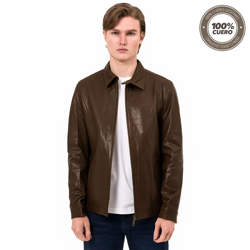 NORTON - Casaca Cuero Hombre Sebaz01 Norton