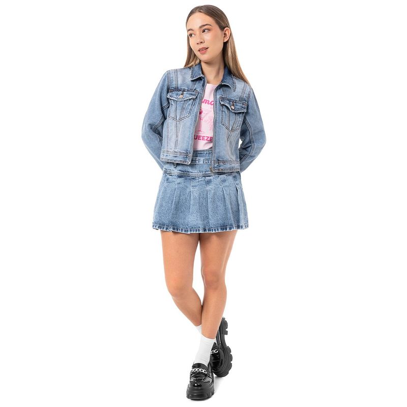 SQUEEZE - Casaca Denim Mujer Liyha Squeeze