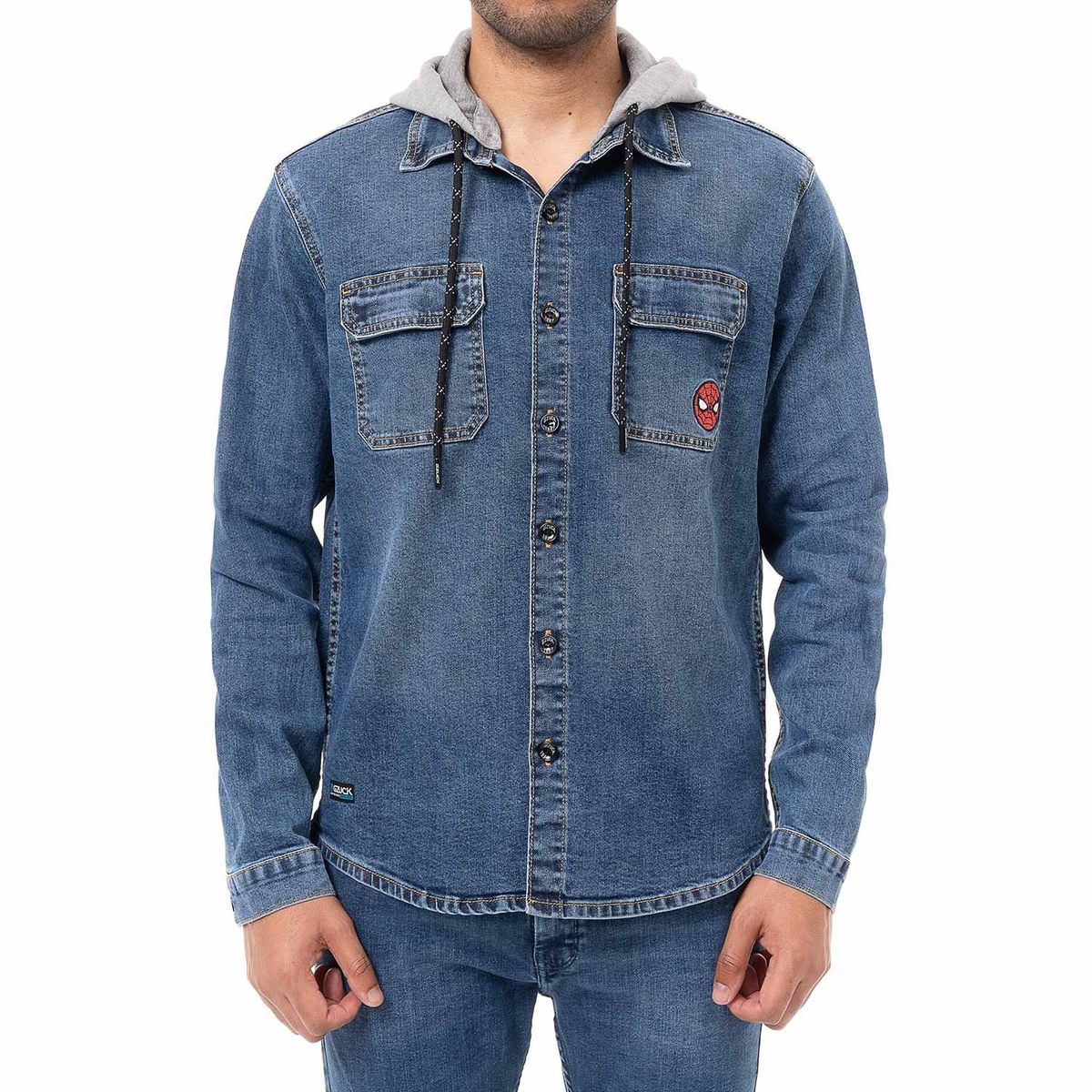 GZUCK - Camisaco Denim Stretch Hombre Hector-Marvel Gzuck