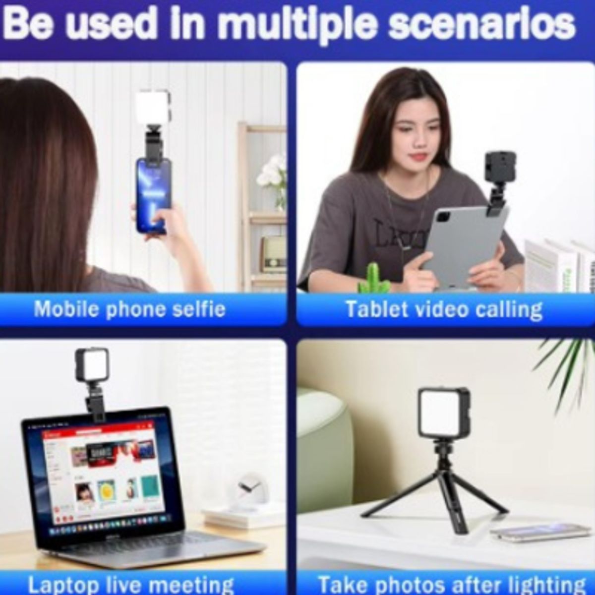 GENERICO - LUZ FLASH DE VIDEO LED  SELFIE PARA CELULAR