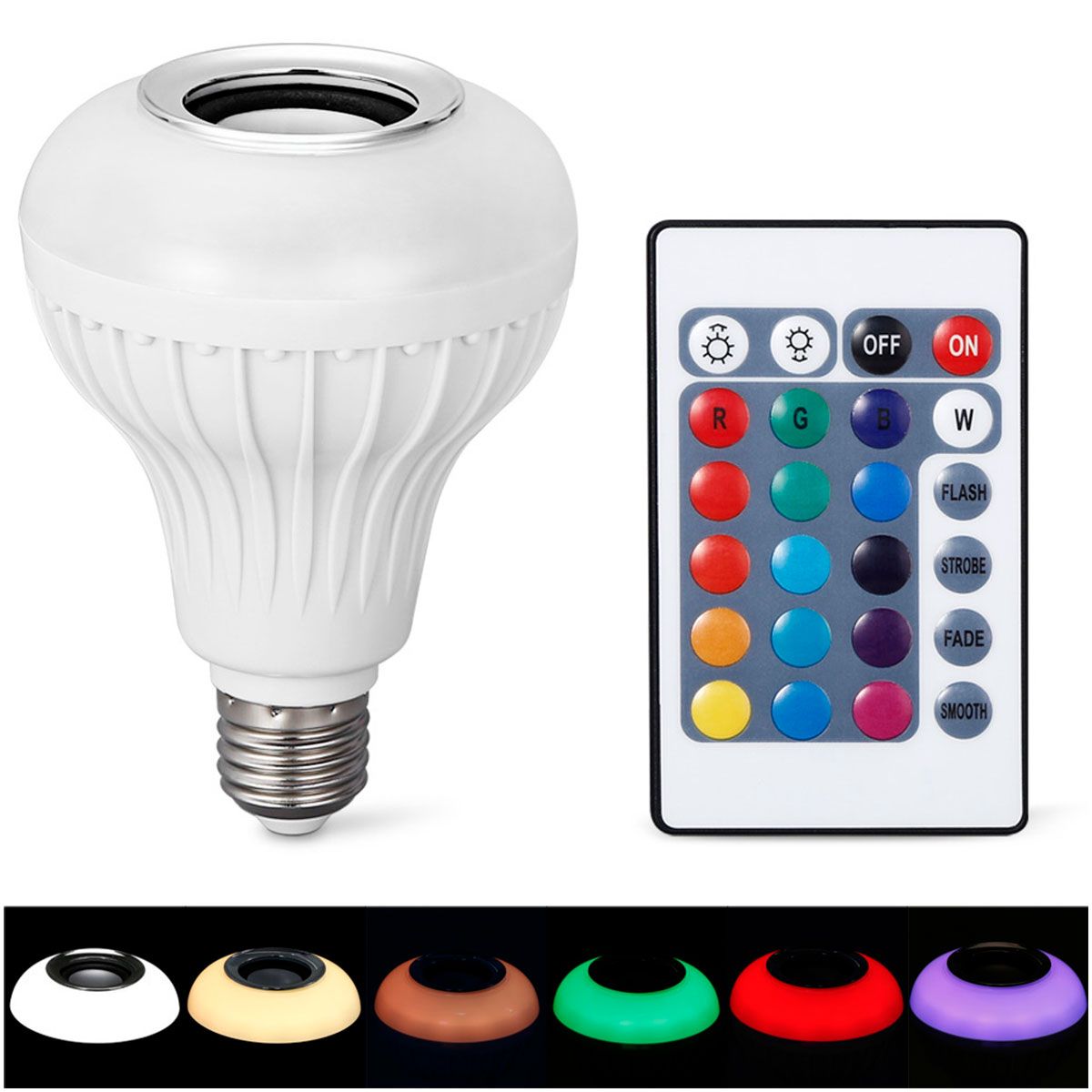 GENERICO - Foco Led Bluetooth Altavoz Colores Fiesta - Ikafree