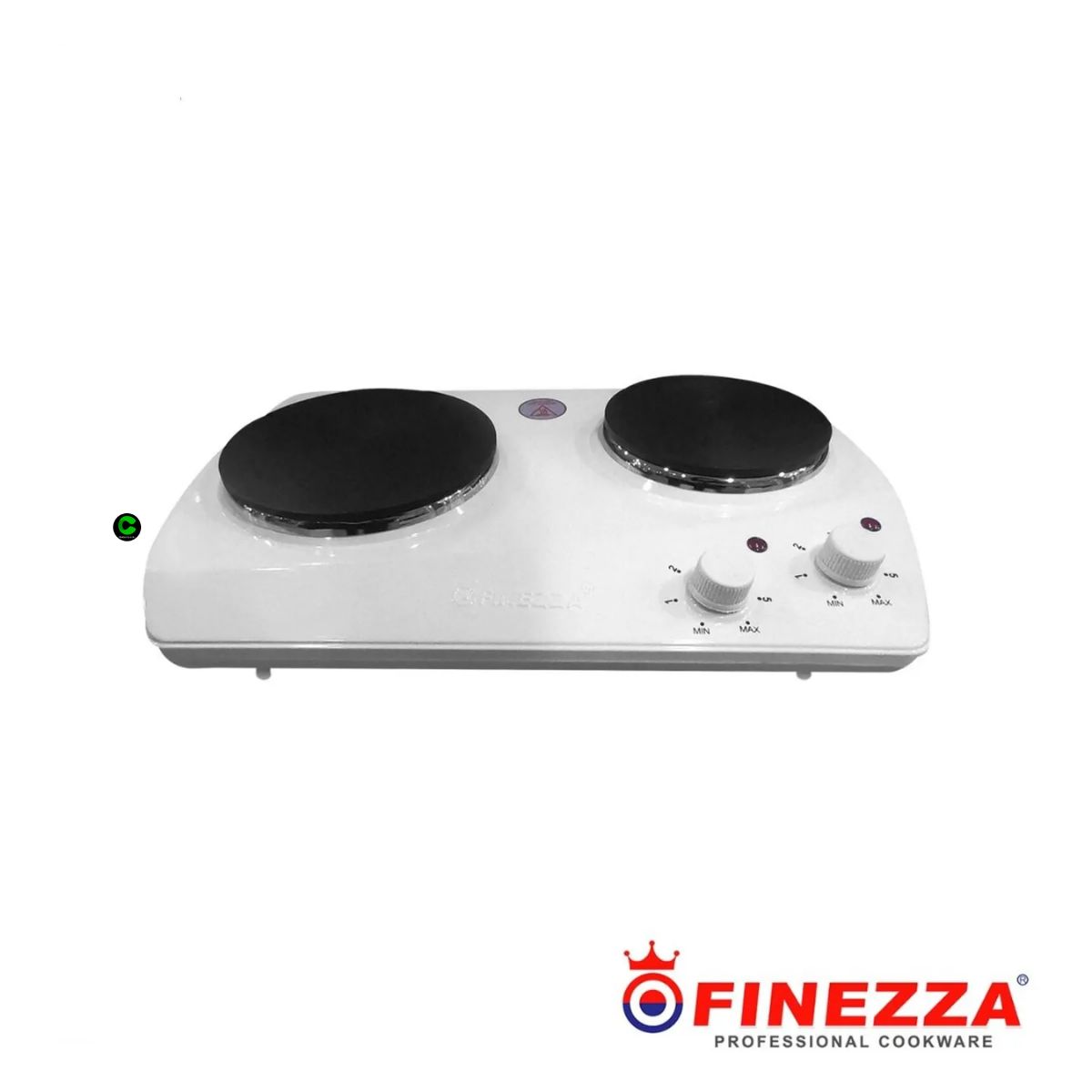 FINEZZA - Cocina Eléctrica FINEZA FZ-203D3B 2 Hornillas