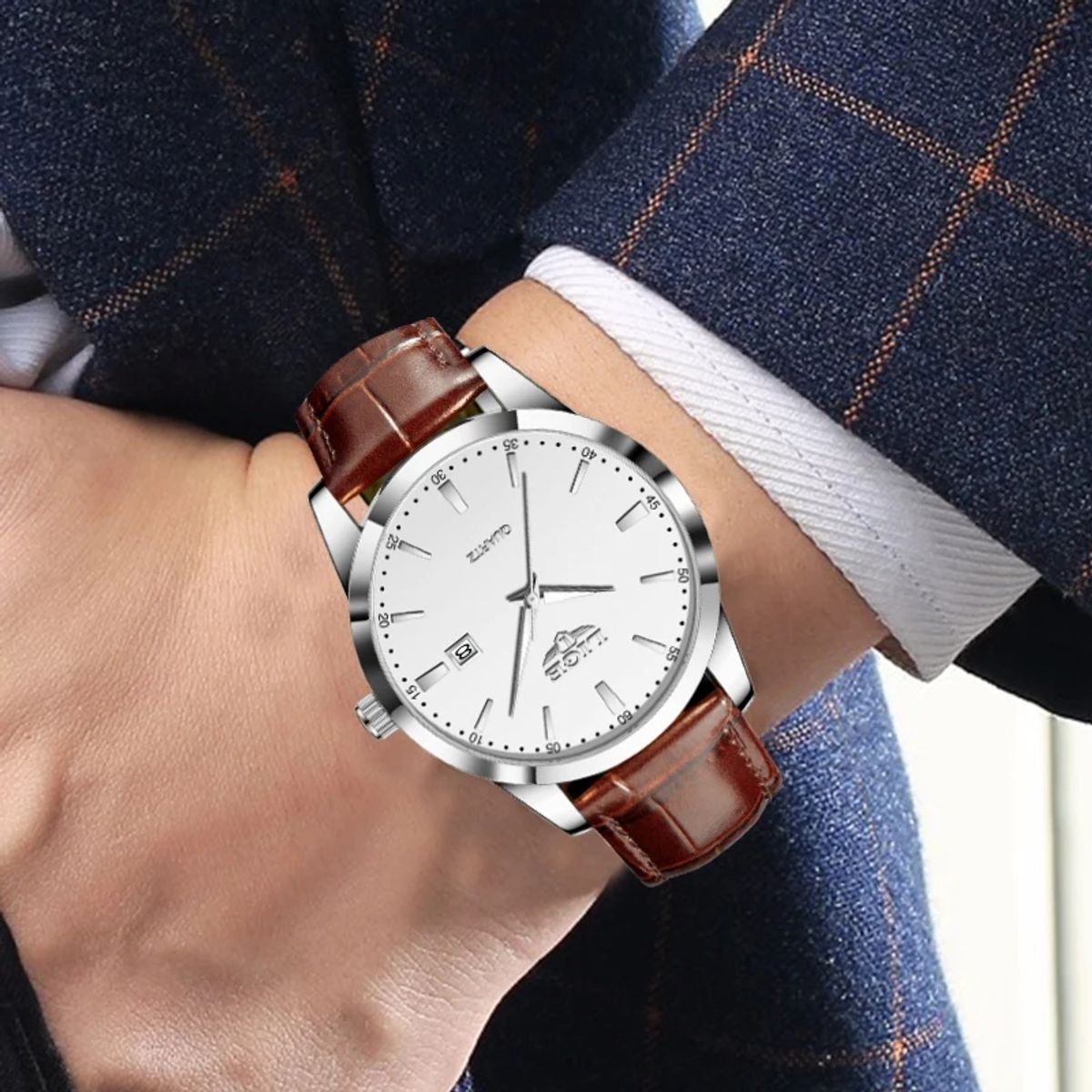 LIGE - Reloj de Lujo Hombre Lige Cuarzo