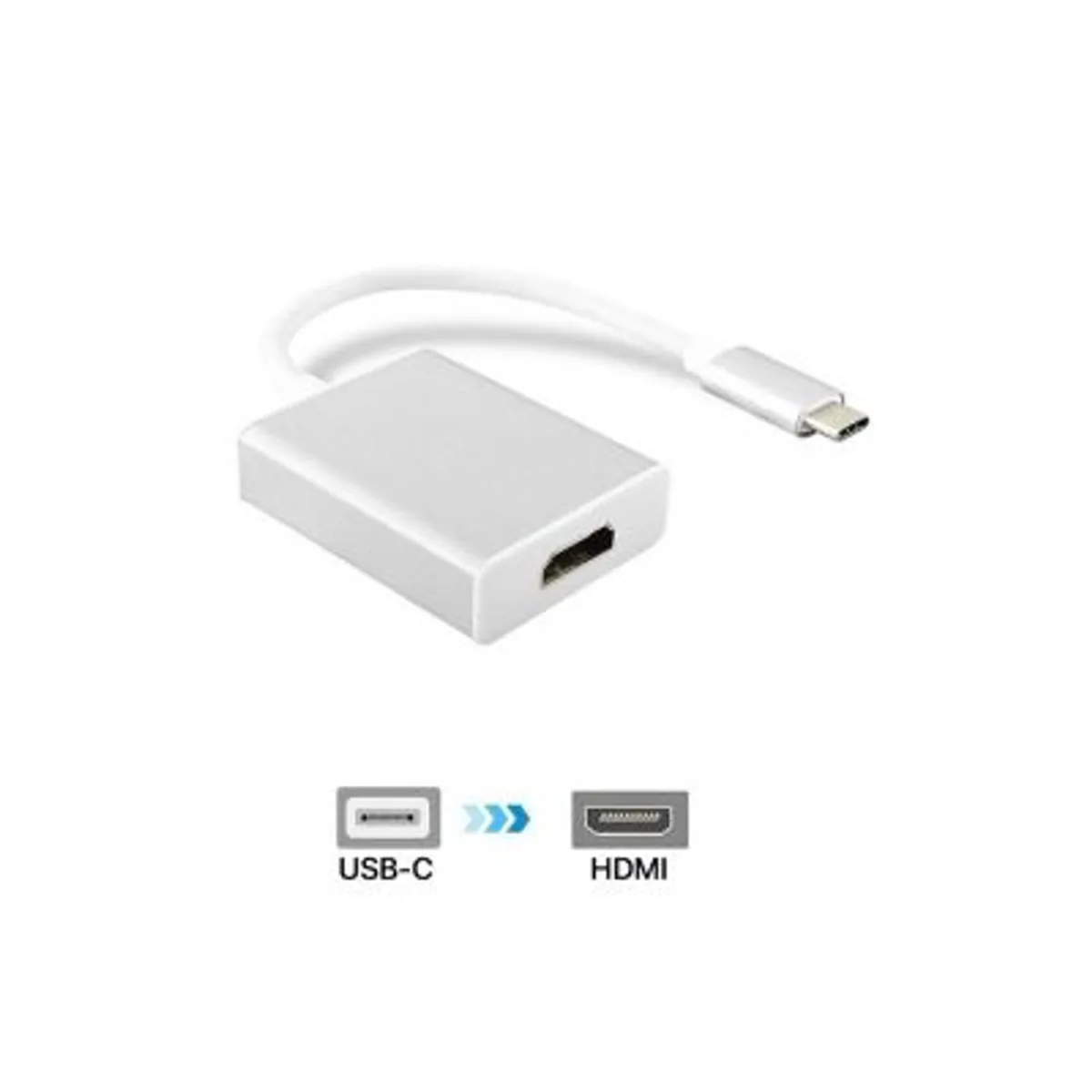 GENERICO - Adaptador  Tipo C a Hdmi Para Laptop Mac Convertidor