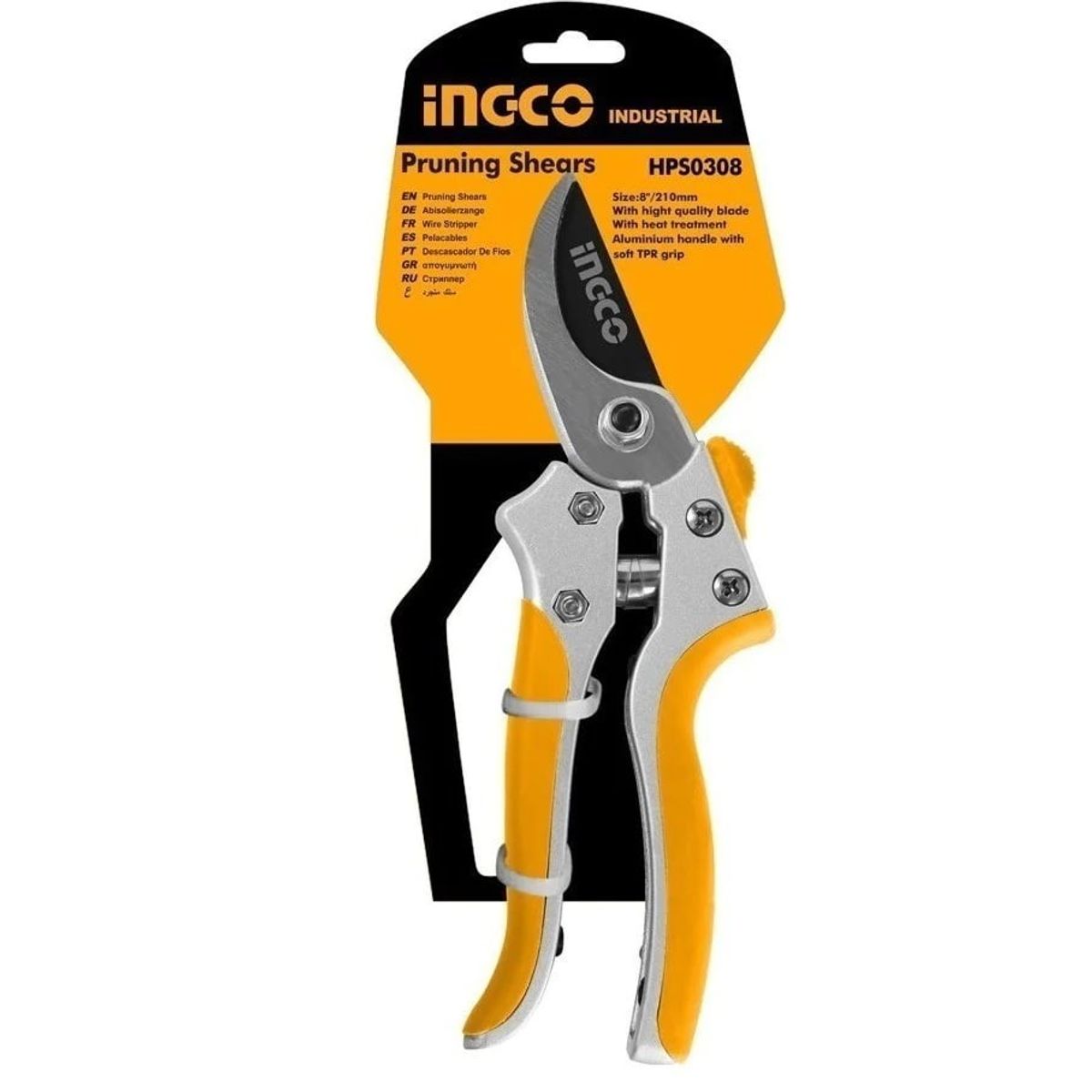 INGCO TOOLS - Tijera De Podar 8 Pulgadas Ingco