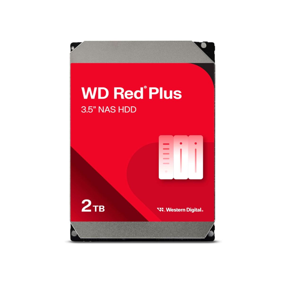 WESTERN DIGITAL - HDD WESTERN DIGITAL RED PLUS 2TB SATA 64MB 5400RPM 35 PN WD20EFPX