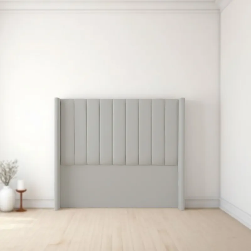 MUEBLES MACRUMO - Cabecera Alta Barcelona de 2 Plz - Color Gris claro