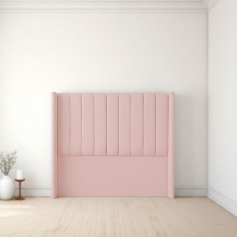 MUEBLES MACRUMO - Cabecera Alta Barcelona de 2 Plz - Color Palo Rosa