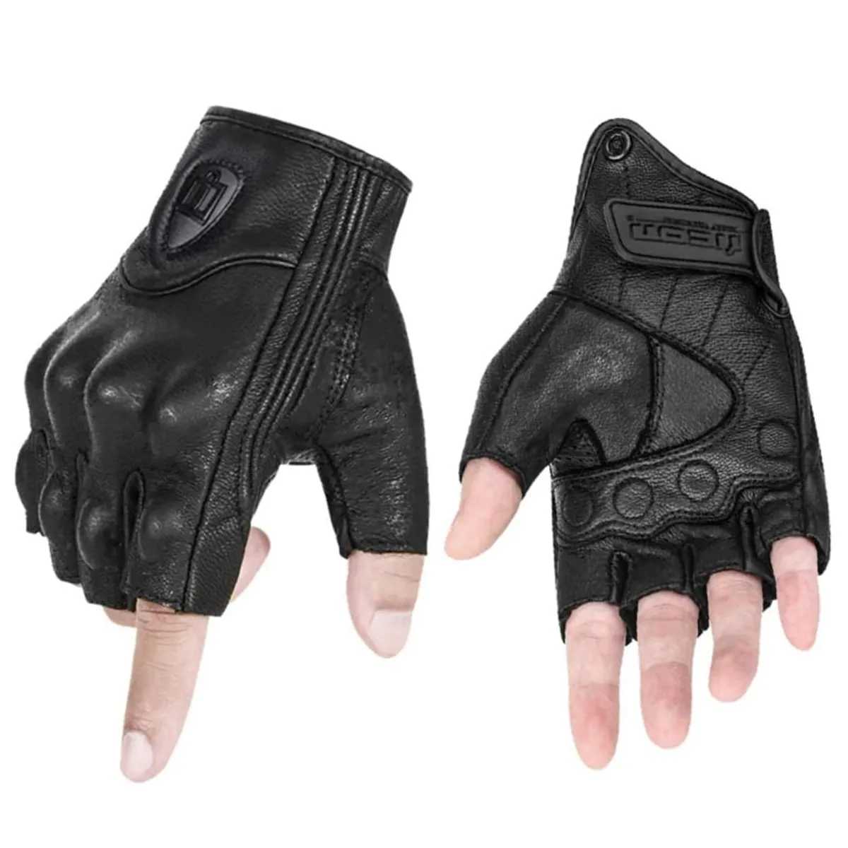 ICON - GUANTES DE CUERO MITONES PARA MOTO ICON PERSUIT