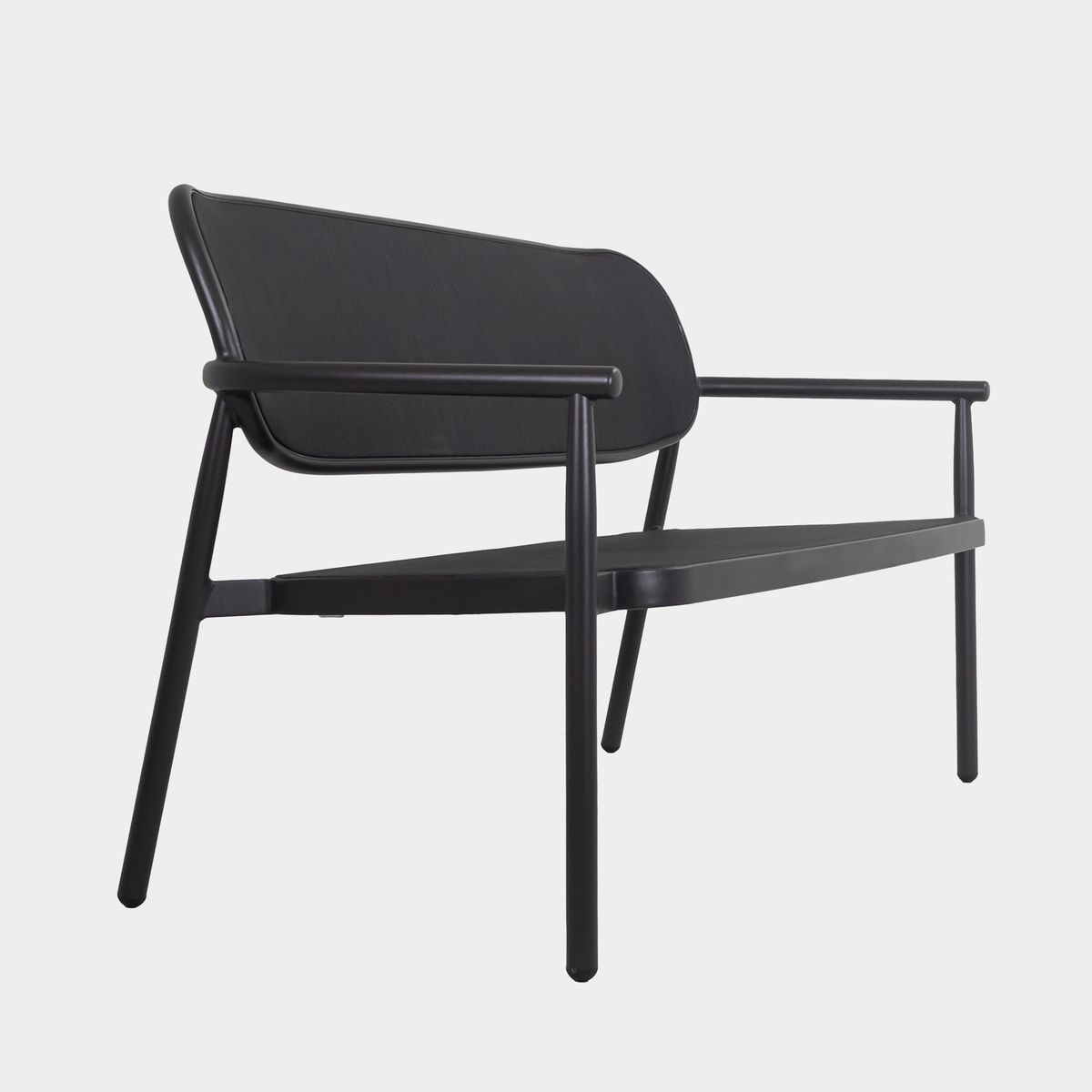 NIHM - Sofá de 2 Cuerpos Moraig Negro