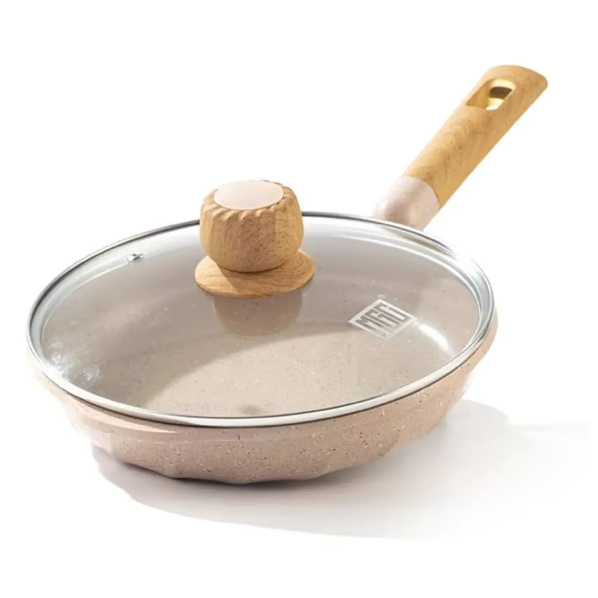 PENTHA - Sartén Antiadherente con Tapa - MGC N° 26 Color Crema