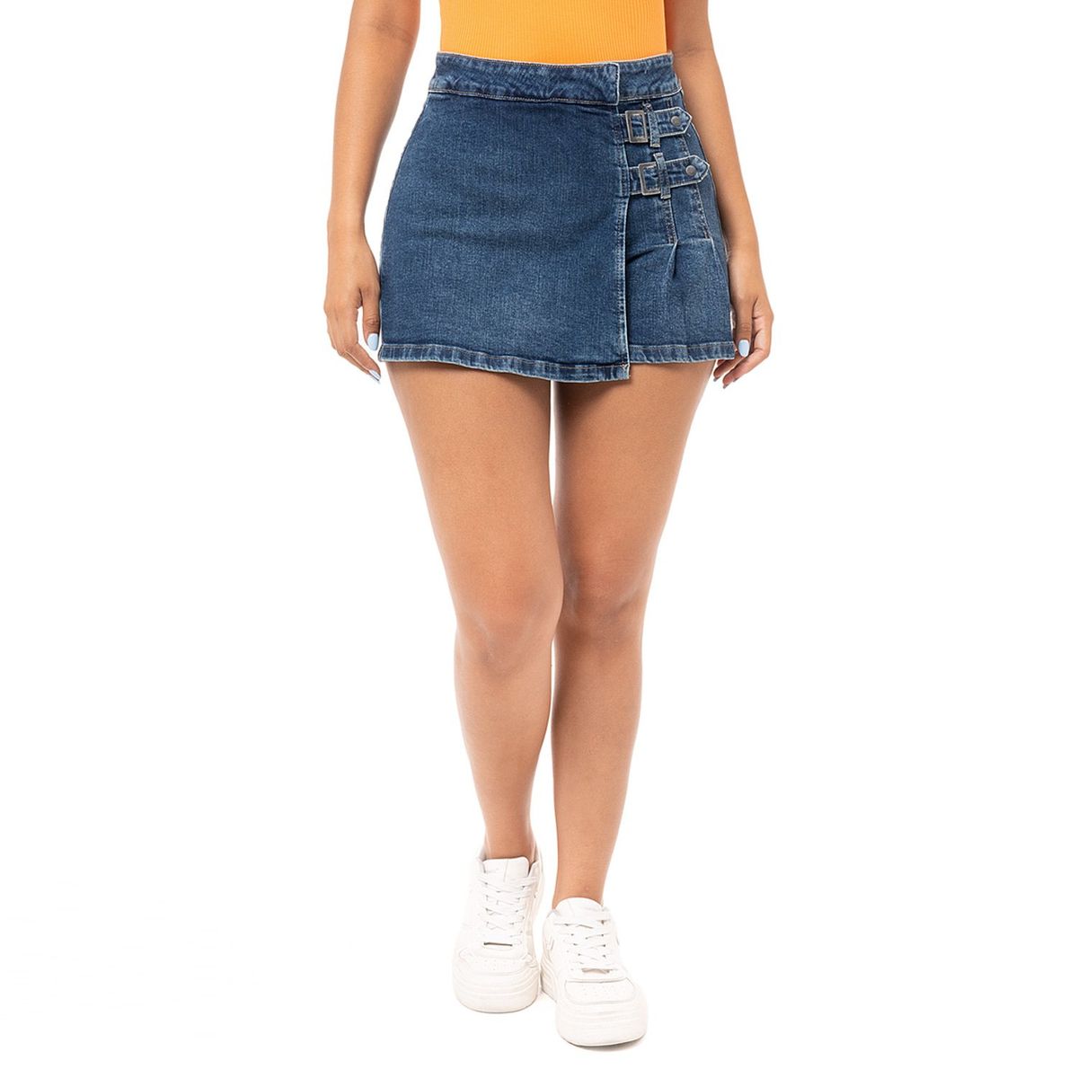 PIONIER - Mini Shor Denim Stretch Mujer Klery Pionier
