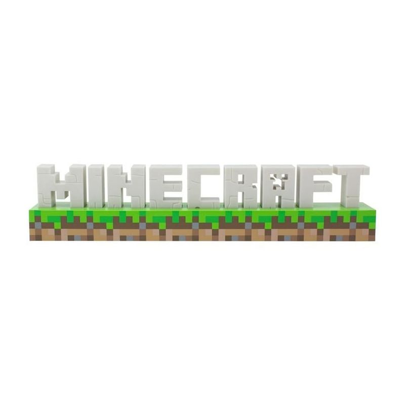 PALADONE - LAMPARA EN FORMA DE LOGO MINEGRAFT