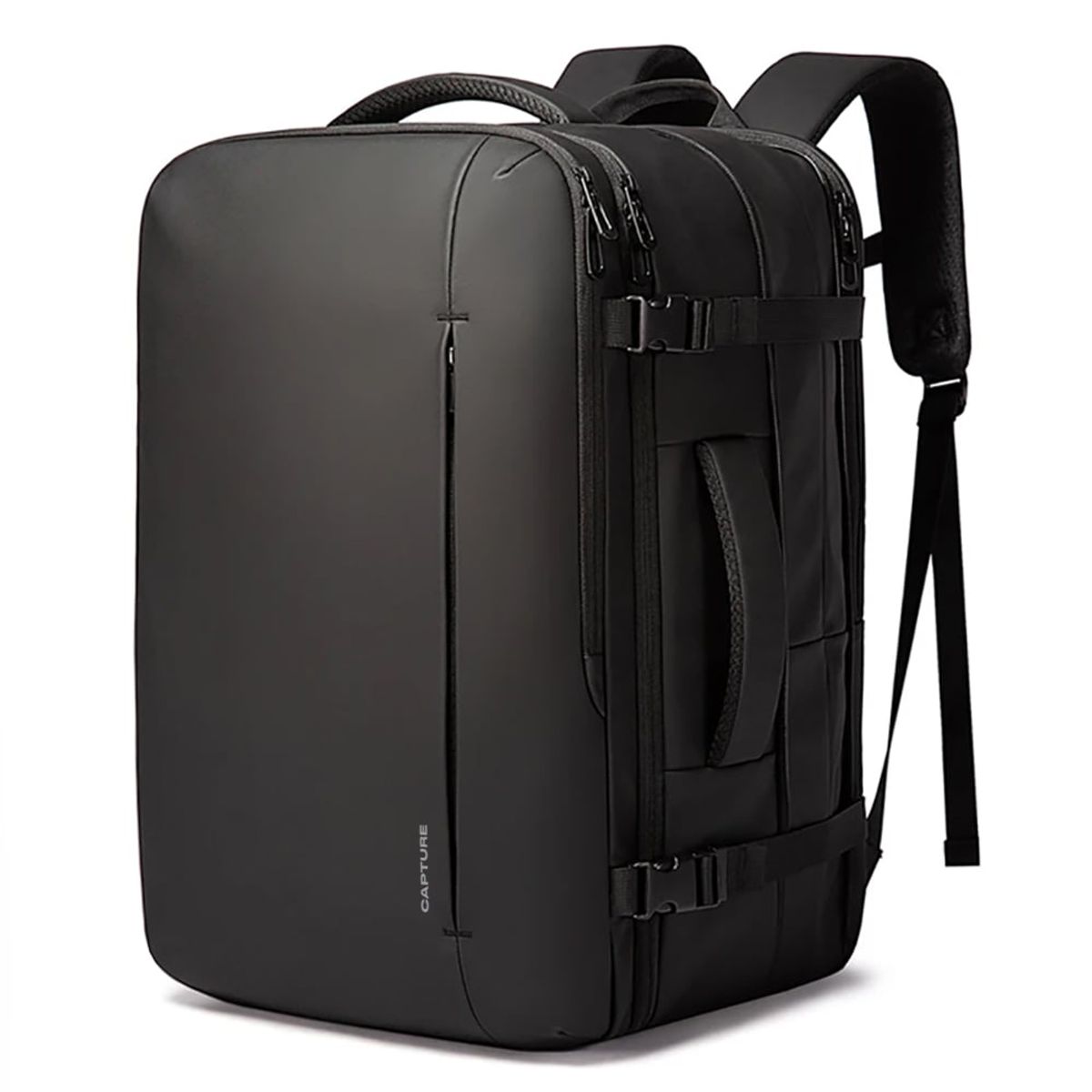 CAPTURE - Mochila Hombre Capture 1909 Expandible Viaje Laptop Negro