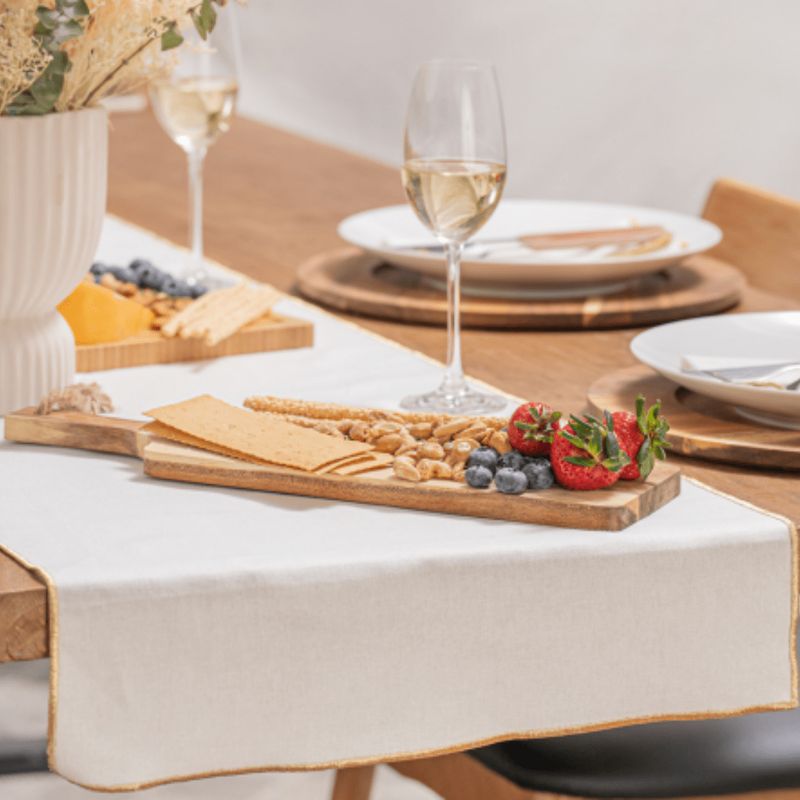 GENERICO - Tabla de Quesos Madera Acacia 40x12 cm