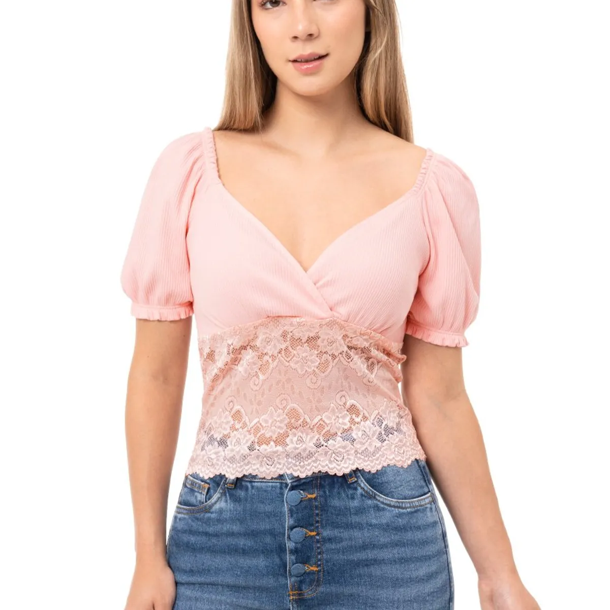 SQUEEZE - Polo Moda Rib Lycrado Mujer Ofthen Squeeze