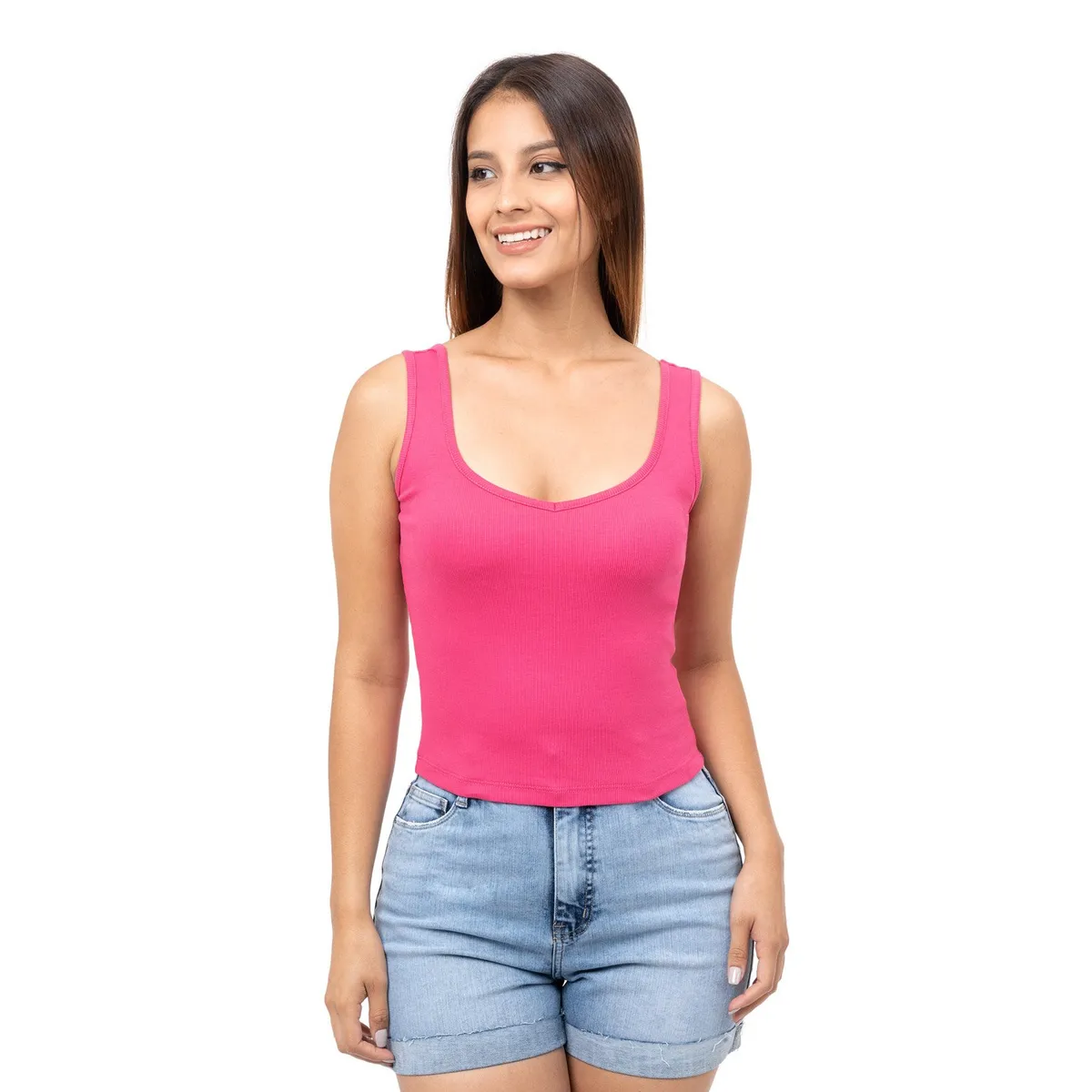 PIONIER - Tshirt Rib Lycrado Mujer Axitia Pionier