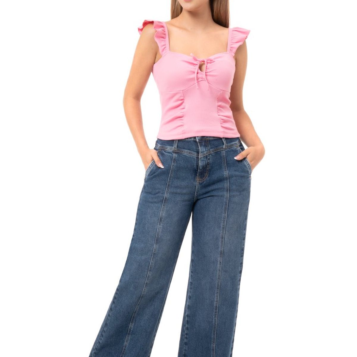 SQUEEZE - Polo Moda Rib Lycrado Devika Mujer