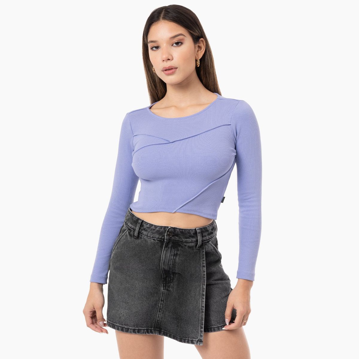 GZUCK - Polo Moda Rib Lycrado Mujer Alkira Gzuck