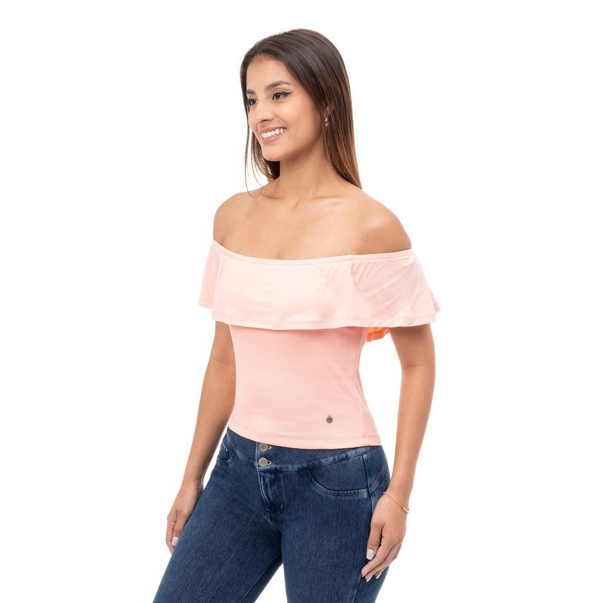 PIONIER - Tshirt Rib Lycrado Mujer Beyza-S Pionier