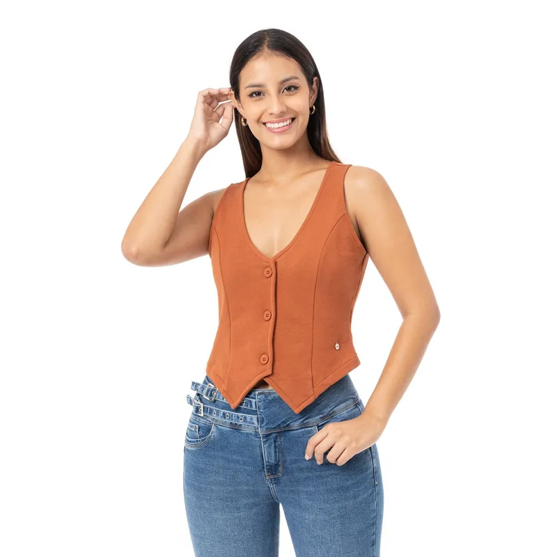 PIONIER - Chaleco French Terry Mujer Gunes-S Pionier